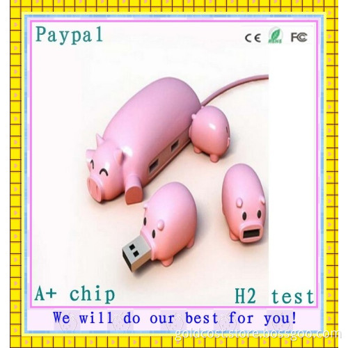 Cute Pig Shape USB, USB Business Disk (GC-P396)
